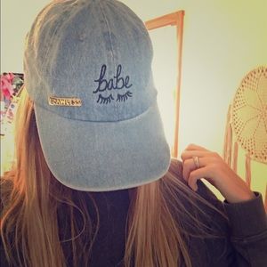 PacSun BABE Denim Hat